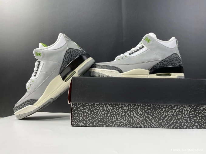 Kick Theory 136064-006 Jordan Chlorophyll Air Retro 3 0716